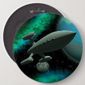 Starship Explorer (Runde) Button (Vorne & Hinten)