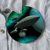Starship Explorer (Runde) Button (Beispiel)