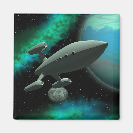 Starship Explorer (Square) Magnet (Vorne)