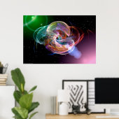 Starship Fractalica Poster (Heimbüro)