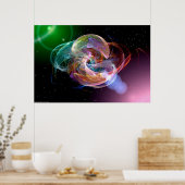 Starship Fractalica Poster (Küche)