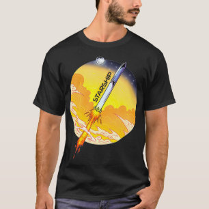 Starship Fully Stacks Art T-Shirt
