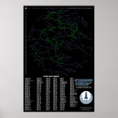 Starship Hero HOPPER Transit Map Poster (Vorne)