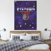Starship in Mars Leinwanddruck (Insitu (Schlafzimmer))