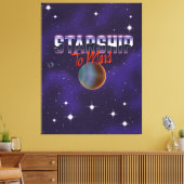Starship in Mars Leinwanddruck (Insitu (Wohnzimmer))