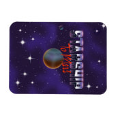 Starship in Mars Magnet (Horizontal)