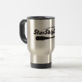 Starshipsofa Logo-Reise-Tasse Reisebecher (Vorderseite Links)