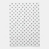 STARSO7 SCHWARZ-WEISS STARS PATTERN GRAFIK BACKGRO GESCHIRRTUCH (Vertikal)