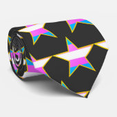 Starspangled Trans Pride Flag Krawatte (Gerollt)