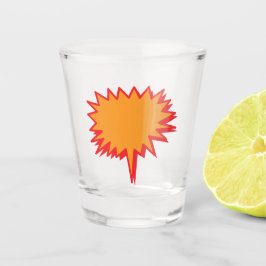 StarSpeech Bubble Shot Glass Play-ful Vector Desig Schnapsglas
