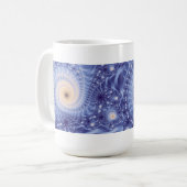 Starstorm Spirituelle Abstrakte Kunst Fraktal Kaffeetasse (Vorderseite Links)