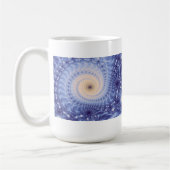 Starstorm Spirituelle Abstrakte Kunst Fraktal Kaffeetasse (Links)