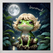 Starstruck AI Fantasy Digital Art Print Frog Poster (Vorne)