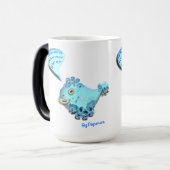 Starstrumpf, Comic, Aufkleber, wer bin i, was bin Verwandlungstasse (Vorderseite Links)