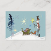 Start a storybook library for the new arrival Card Begleitkarte (Rückseite)