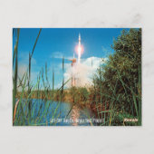 Start - Apollo, Sojus-Testprojekt, Postkarte (Rückseite)