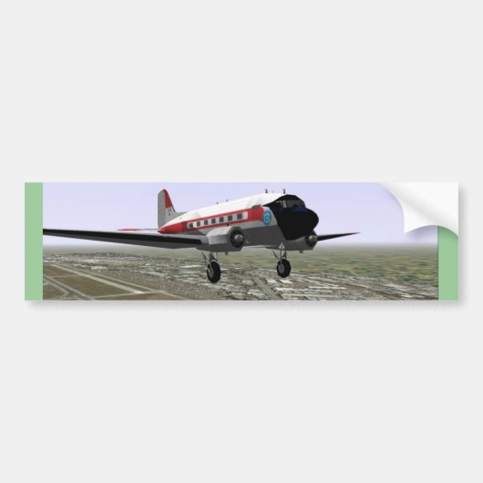 Start DC-3 Autoaufkleber (Vorne)