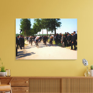 Start der ersten Tour de France Circa 1903 Leinwanddruck