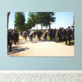 Start der ersten Tour de France Circa 1903 Leinwanddruck (Insitu (Holzboden))