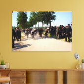 Start der ersten Tour de France Circa 1903 Leinwanddruck (Insitu (Wohnzimmer))