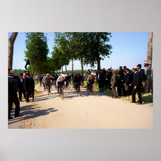 Start der ersten Tour de France Circa 1903 Poster (Vorne)