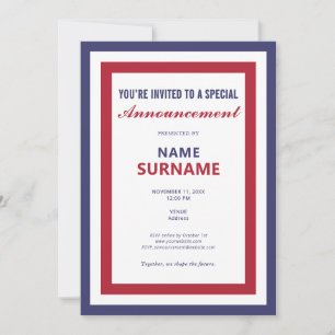 Start der Kampagne für politische Kandidatinnen un Einladung