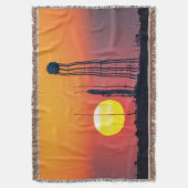 Start der NASA Antares Rocket Sunrise Decke (Vorderseite Vertikal)