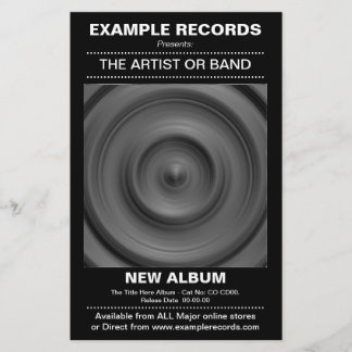 Start der neuen Albumversion - Schwarz Flyer