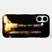Start der Night Space Rocket Case-Mate iPhone Hülle (Rückseite (Horizontal))