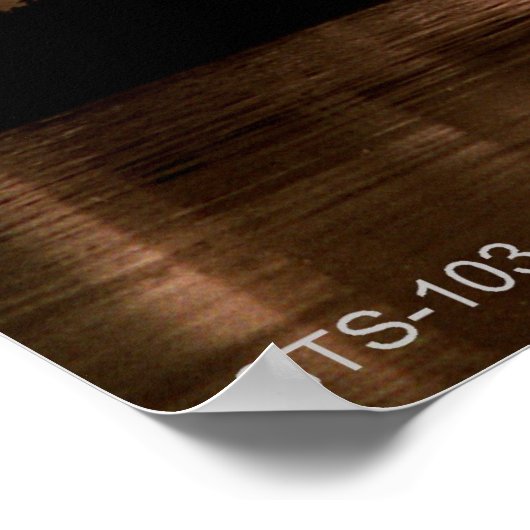 Start der Night Space Shuttle Poster (Ecke)