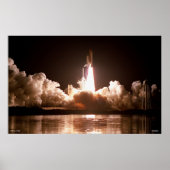 Start der Night Space Shuttle Poster (Vorne)