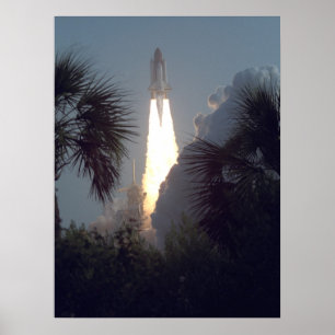 Start der Raumfähre Columbia (STS-28) Poster