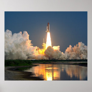 Start der Raumfähre Columbia (STS-28) Poster