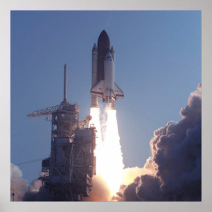 Start der Raumfähre Columbia (STS-28) Poster