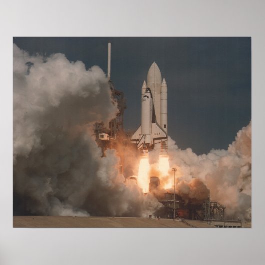 Start der Raumfähre Columbia (STS-2) Poster (Vorne)