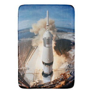 Start der Saturn V-Rakete 1969 Apollo-Raumschiff Badematte