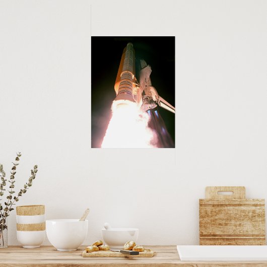 Start der Space Shuttle Discovery (ST-92) Poster (Küche)