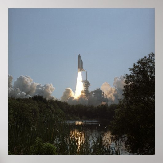 Start der Space Shuttle Discovery (STS-29) Poster (Vorne)