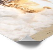 Start der Space Shuttle Discovery (STS-31) Poster (Ecke)