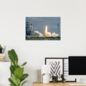 Start der Space Shuttle Discovery (STS-31) Poster (Heimbüro)