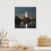 Start der Space Shuttle Discovery (STS-48) Poster (Küche)