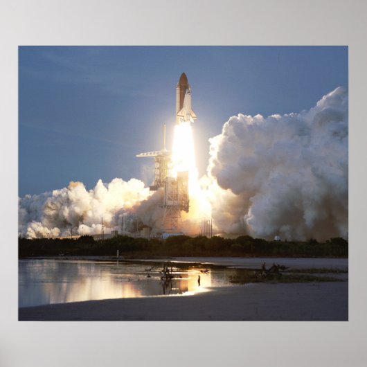 Start der Space Shuttle Discovery (STS-48) Poster (Vorne)