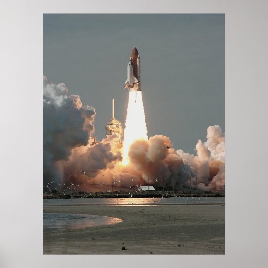 Start der Space Shuttle Discovery (STS-51C) Poster (Vorne)