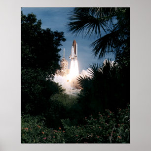 Start der Space Shuttle Discovery (STS-70) Poster
