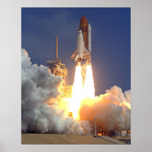 Start der Space Shuttle Discovery (STS-85) Poster
