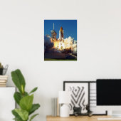Start der Space Shuttle Discovery (STS-95) Poster (Heimbüro)