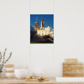 Start der Space Shuttle Discovery (STS-95) Poster (Küche)