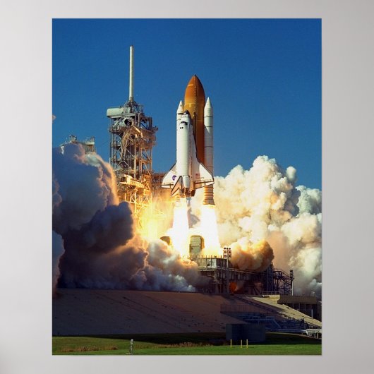 Start der Space Shuttle Discovery (STS-95) Poster (Vorne)