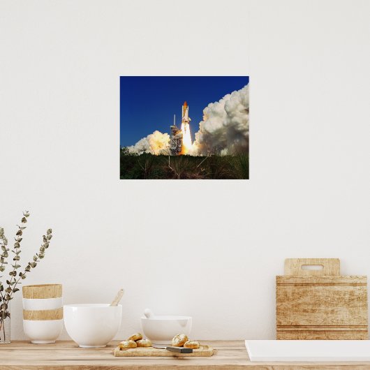 Start der Space Shuttle Discovery (STS-95) Poster (Küche)