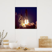 Start der Space Shuttle Discovery (STS-96) Poster (Küche)